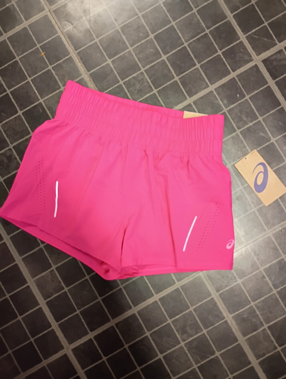 ASICS Women's Hot Pink Athletic Running Shorts
